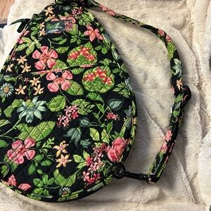 Vera Bradley Black Floral Backpack